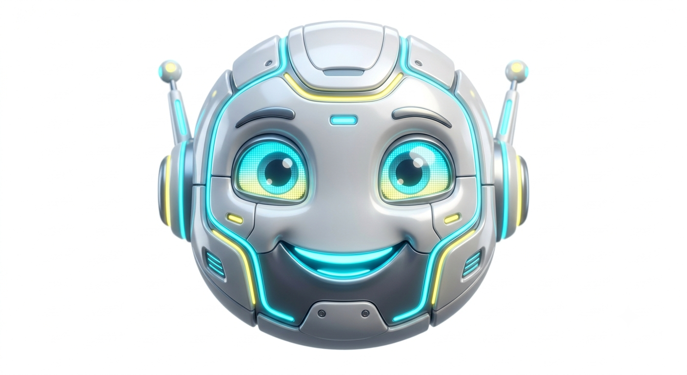 3D AI Bot Mascot